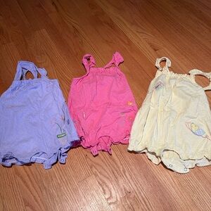 Carter's Kids One Pieces - Purple, Pink, Yellow